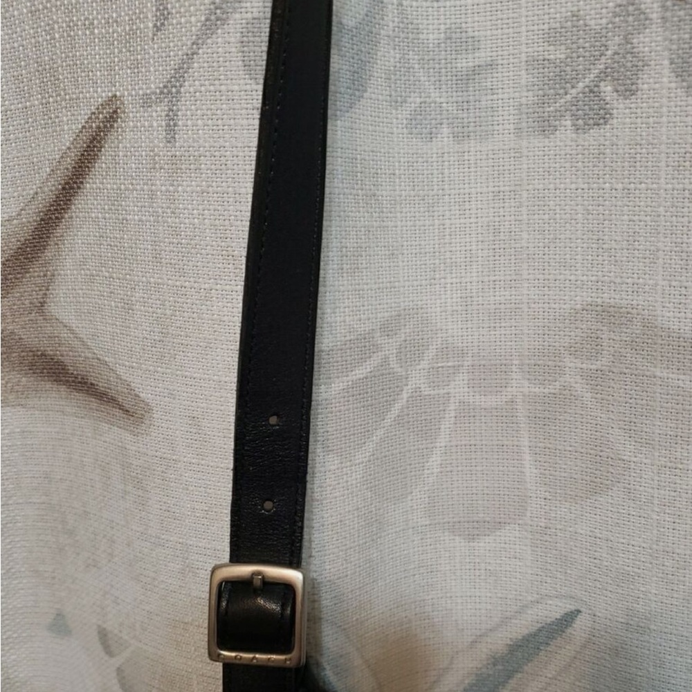 Vintage Coach Black Leather Slim Hippie Flap Costa Rica 9134 Crossbody Bag Purse - Picture 8 of 9